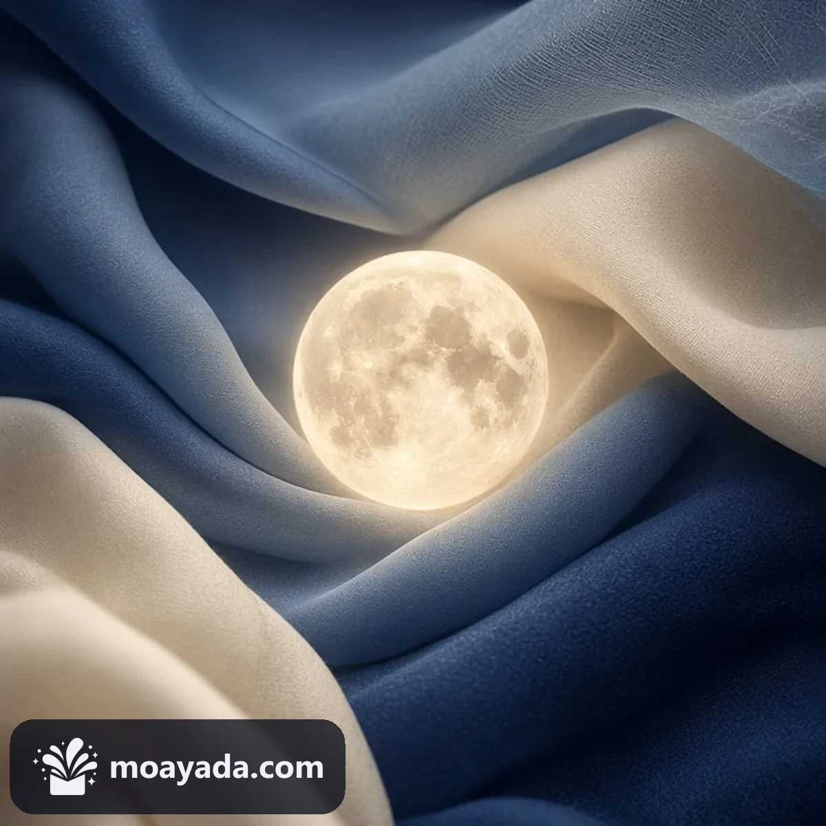 فراش مع أضواء خرافية ووسائد